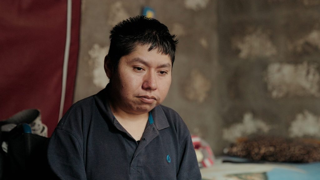 A young male trainee in peru